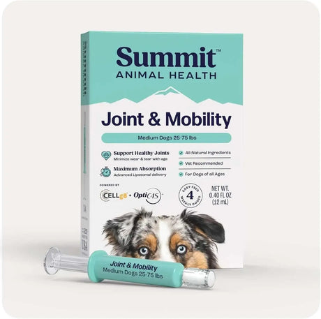 SUMMIT - Summit Canine Joint and Mobility Supplement for Medium Dogs 12Ml. - The Red Vitamin MX - Cuidado De Cadera Y Articulaciones Para Perros - {{ shop.shopifyCountryName }}