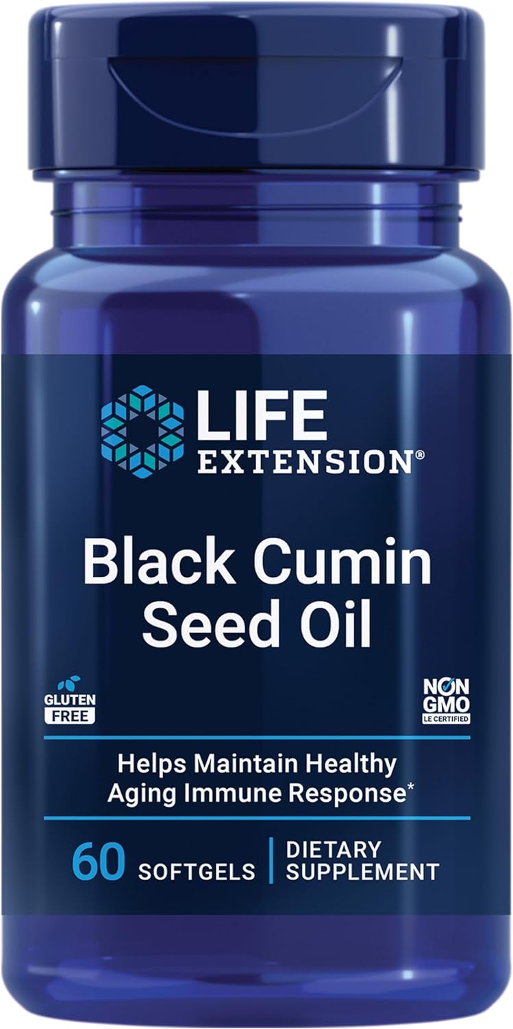 Life Extension Black Cumin Seed Oil 500Mg. 60 Capsulas Blandas