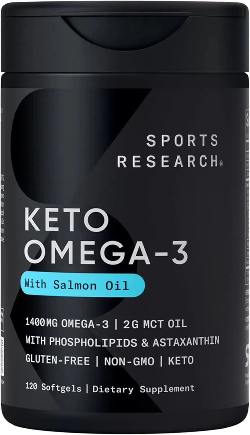 SPORTS RESEARCH - Sports Research Keto Omega Fish Oil 1400Mg. 120 Capsulas Blandas - The Red Vitamin MX - Suplementos Alimenticios - {{ shop.shopifyCountryName }}