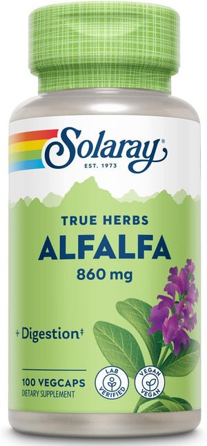 SOLARAY Alfalfa Leaf 860Mg. 100 Capsulas