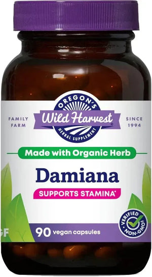 OREGON'S WILD HARVEST - Oregon's Wild Harvest Damiana Organic 90 Capsulas - The Red Vitamin MX - Suplementos Alimenticios - {{ shop.shopifyCountryName }}