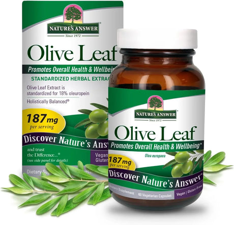 NATURE´S ANSWER - Nature's Answer Olive Leaf 60 Capsulas - The Red Vitamin MX - Suplementos Alimenticios - {{ shop.shopifyCountryName }}