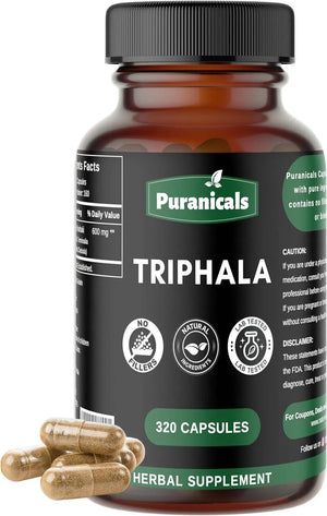 PURANICALS - Puranicals Triphala 600Mg. 320 Capsulas - The Red Vitamin MX - Suplementos Alimenticios - {{ shop.shopifyCountryName }}