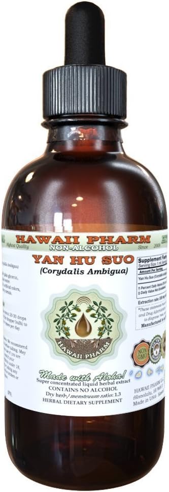 Hawaii Pharm Yan Hu SUO Alcohol-Free Liquid Extract 4 Fl.Oz.