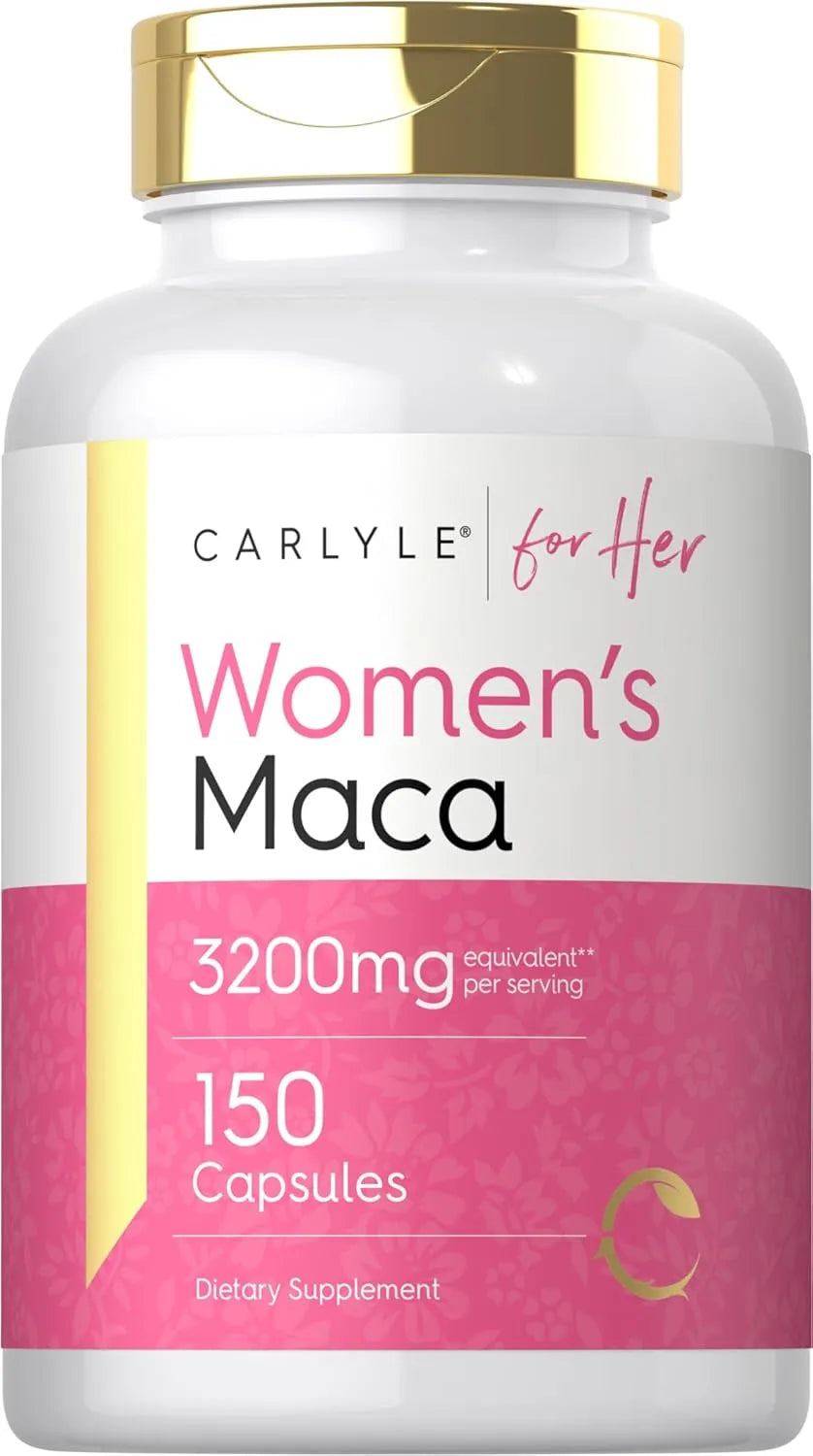 CARLYLE - Carlyle Maca Root Capsules for Women 3200Mg. 150 Capsulas - The Red Vitamin MX - Suplementos Alimenticios - {{ shop.shopifyCountryName }}