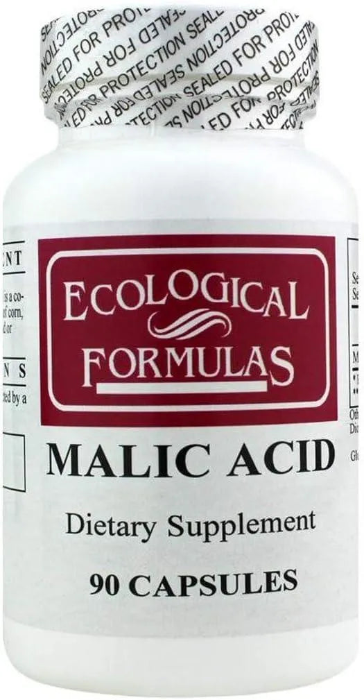 ECOLOGICAL FORMULAS - Ecological Formulas Malic Acid 600Mg. 90 Capsulas - The Red Vitamin MX - Suplementos Alimenticios - {{ shop.shopifyCountryName }}