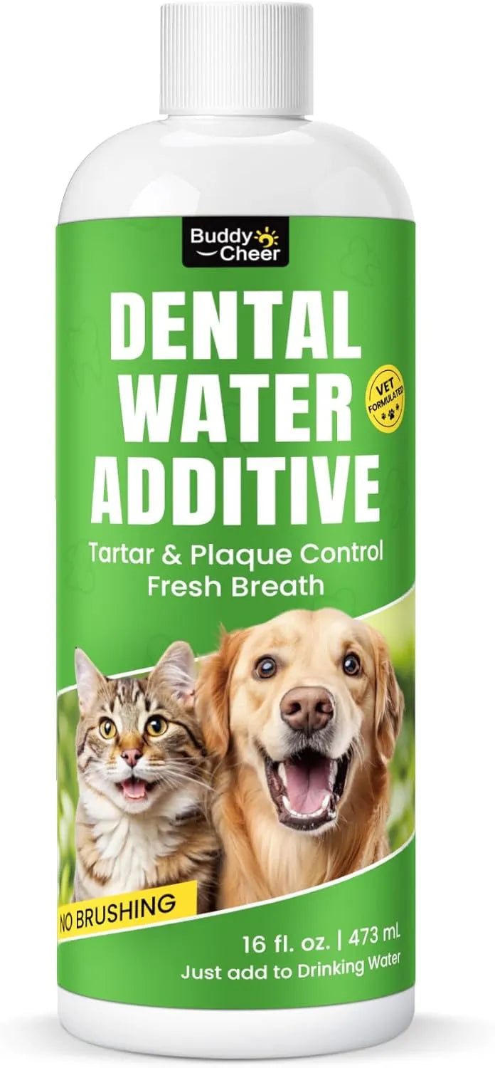 BUDDYCHEER - BuddyCheer Dog Breath Freshener 473Ml. - The Red Vitamin MX - Cuidado Dental Para Perros - {{ shop.shopifyCountryName }}