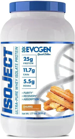 EVOGEN - Evogen Isoject Whey Isolate Protein Churro 806Gr. - The Red Vitamin MX - Suplementos Alimenticios - {{ shop.shopifyCountryName }}