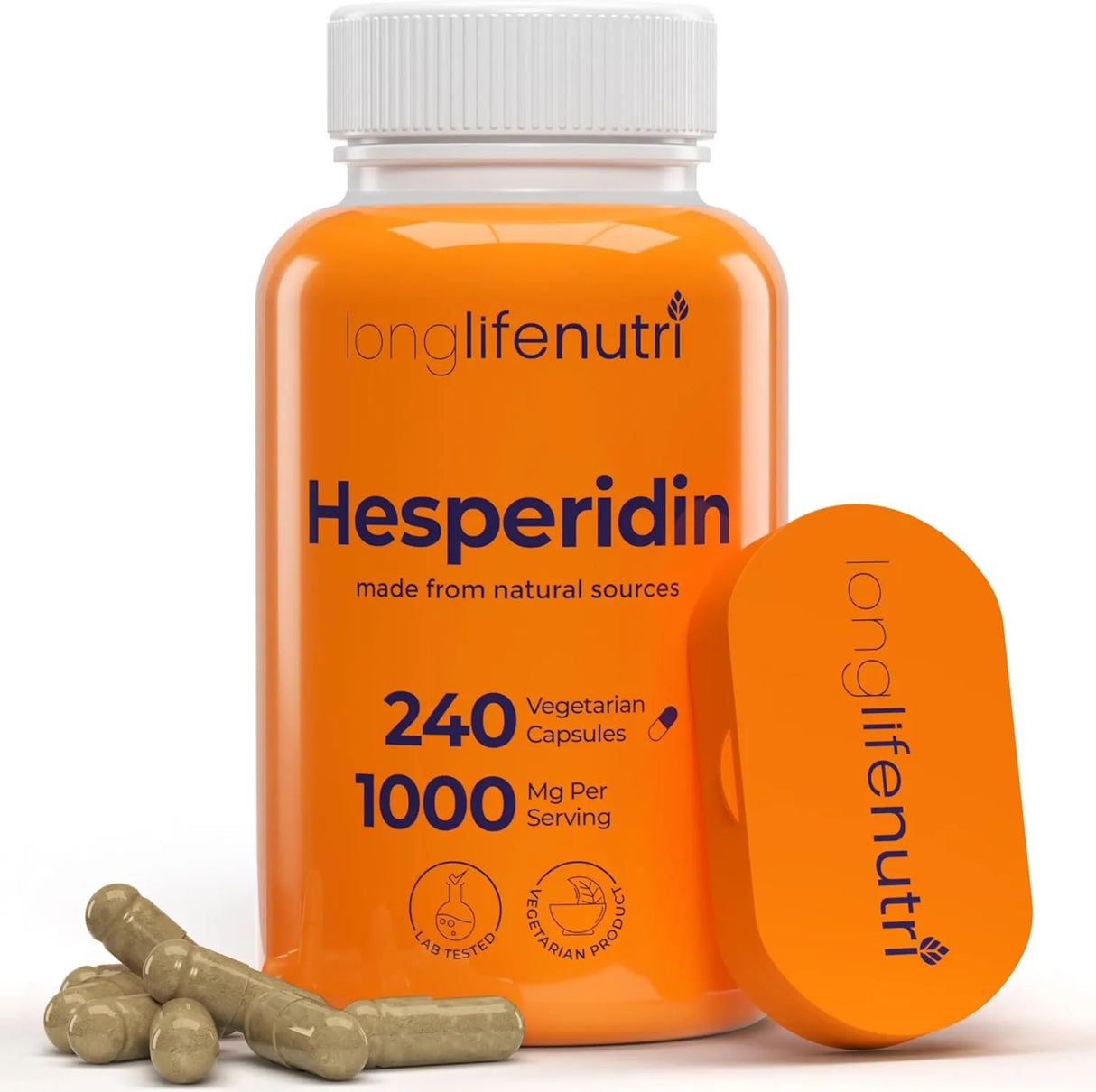 LONGLIFENUTRI - LongLifeNutri Hesperidin 1000Mg. 240 Capsulas - The Red Vitamin MX - Suplementos Alimenticios - {{ shop.shopifyCountryName }}