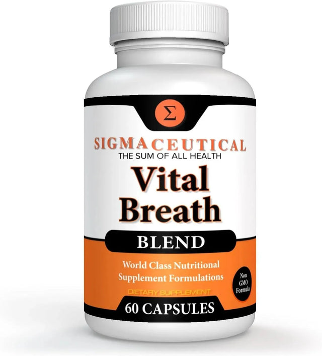 SIGMACEUTICAL - Sigmaceutical Vital Breath Lung Cleanse 60 Capsulas - The Red Vitamin MX - Suplementos Alimenticios - {{ shop.shopifyCountryName }}