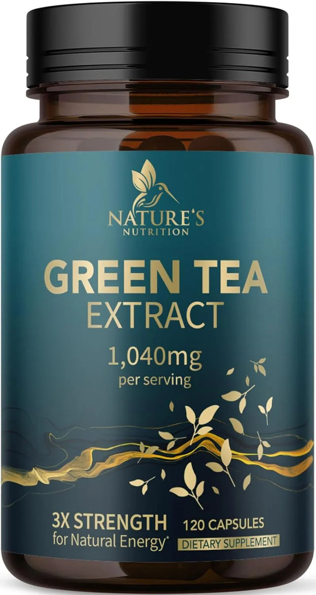 NATURE'S NUTRITION - Nature's Nutrition Green Tea Extract 1040Mg. 120 Capsulas - The Red Vitamin MX - Suplementos Alimenticios - {{ shop.shopifyCountryName }}