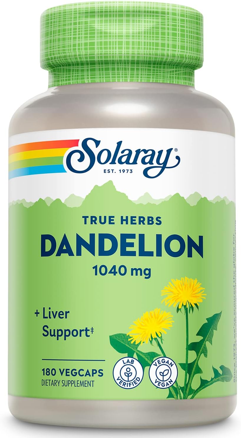 Solaray Dandelion Root 1040Mg. 180 Capsulas