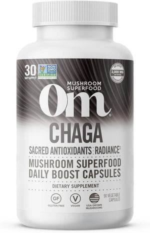 OM - Om Mushroom Superfood Chaga Mushroom 90 Capsulas - The Red Vitamin MX - Suplementos Alimenticios - {{ shop.shopifyCountryName }}