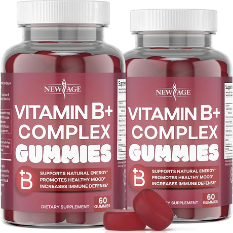 NEW AGE - NEW AGE Vitamin B Complex Gummies 60 Gomitas 2 Pack - The Red Vitamin MX - Suplementos Alimenticios - {{ shop.shopifyCountryName }}