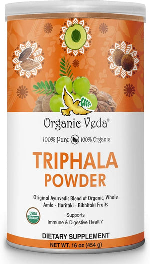 ORGANIC VEDA - Organic Veda Triphala Powder 454Gr. - The Red Vitamin MX - Suplementos Alimenticios - {{ shop.shopifyCountryName }}