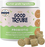 Good Trouble Pets Probiotic Supplement for Dogs Chicken Flavor 30 Masticables