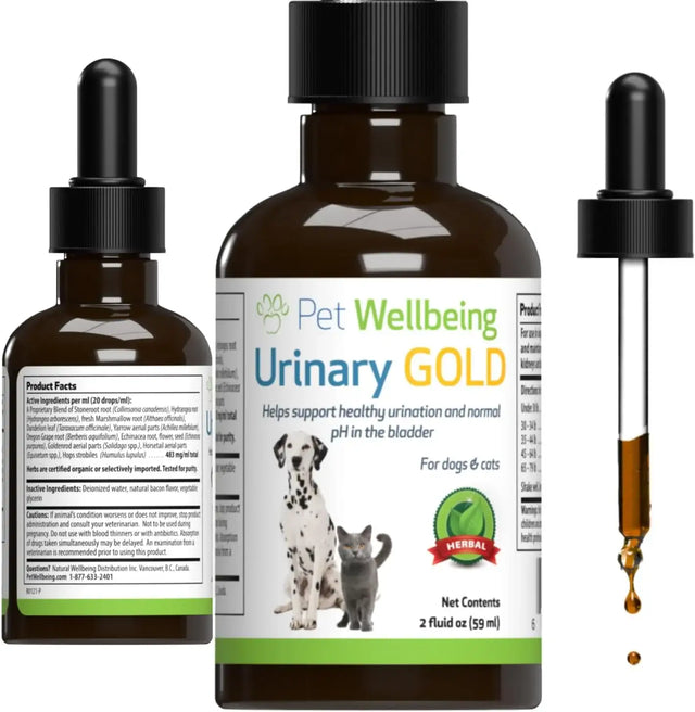 PET WELLBEING - Pet Wellbeing Urinary Gold for Dogs 2 Fl.Oz. - The Red Vitamin MX - Salud De Tracto Urinario Para Perros - {{ shop.shopifyCountryName }}