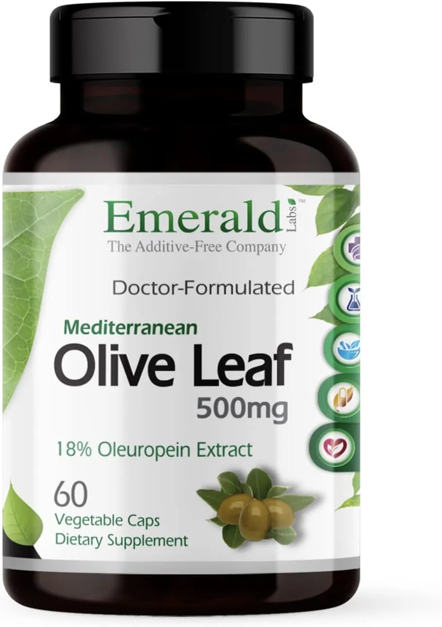 EMERALD LABS - EMERALD LABS Mediterranean Olive Leaf 500Mg. 60 Capsulas - The Red Vitamin MX - Suplementos Alimenticios - {{ shop.shopifyCountryName }}