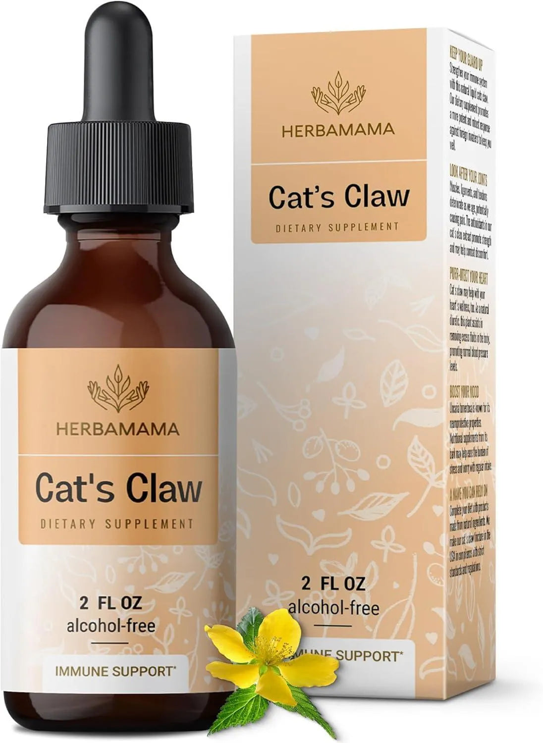 HERBAMAMA - HERBAMAMA Cat's Claw Tincture 2 Fl.Oz. - The Red Vitamin MX - Suplementos Alimenticios - {{ shop.shopifyCountryName }}