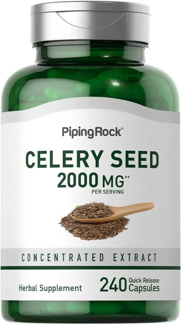 PIPING ROCK - Piping Rock Celery Seed Extract 2000Mg. 240 Capsulas - The Red Vitamin MX - Suplementos Alimenticios - {{ shop.shopifyCountryName }}