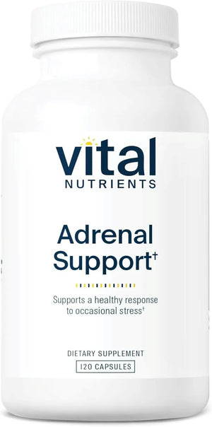 VITAL NUTRIENTS - Vital Nutrients Adrenal Support 120 Capsulas - The Red Vitamin MX - Suplementos Alimenticios - {{ shop.shopifyCountryName }}
