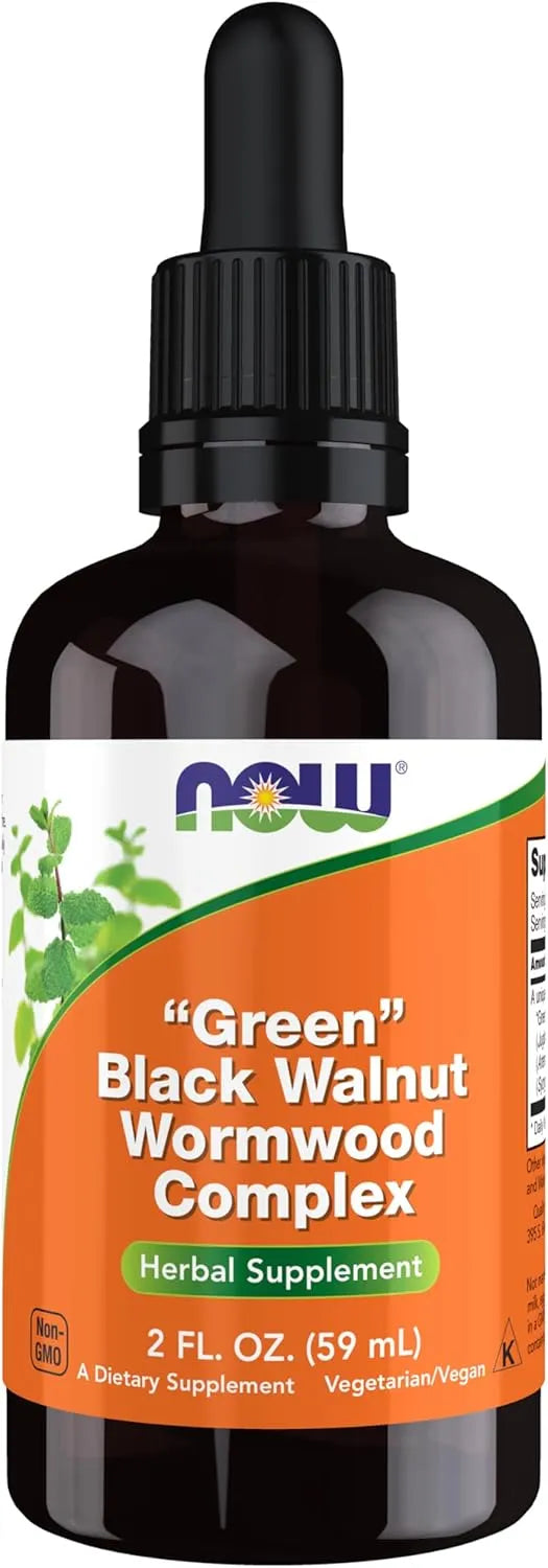 NOW SUPPLEMENTS - Now Foods Fresh Green Black Walnut Wormwood Complex 2 Fl.Oz. - The Red Vitamin MX - Suplementos Alimenticios - {{ shop.shopifyCountryName }}