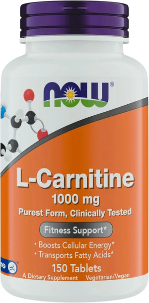 NOW SUPPLEMENTS - Now Supplements L-Carnitine 1000Mg. 150 Tabletas - The Red Vitamin MX - Suplementos Alimenticios - {{ shop.shopifyCountryName }}