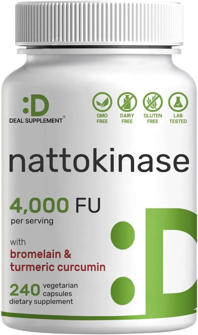 DEAL SUPPLEMENT - Deal Supplement Nattokinase 4,000 FU 240 Capsulas - The Red Vitamin MX - Suplementos Alimenticios - {{ shop.shopifyCountryName }}