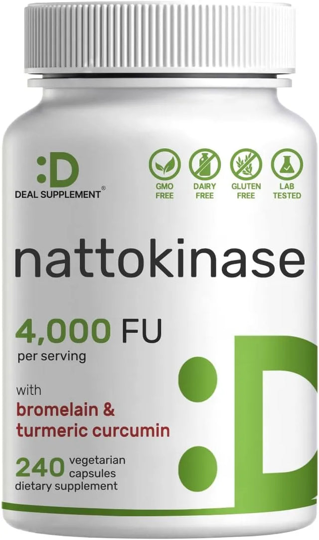 DEAL SUPPLEMENT - Deal Supplement Nattokinase 4,000 FU 240 Capsulas - The Red Vitamin MX - Suplementos Alimenticios - {{ shop.shopifyCountryName }}