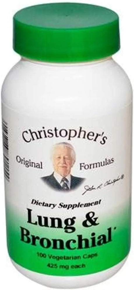 CHRISTOPHER´S - Dr. Christopher's Unisex Lung & Bronchial Formula 100 Capsulas - The Red Vitamin MX - Suplementos Alimenticios - {{ shop.shopifyCountryName }}