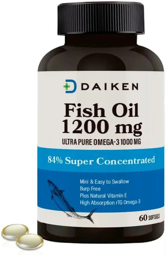 DAIKEN - DAIKEN rTG Omega 3 1000Mg. 60 Capsulas Blandas - The Red Vitamin MX - Suplementos Alimenticios - {{ shop.shopifyCountryName }}