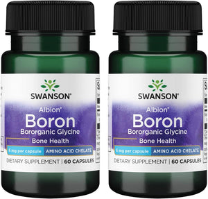 Swanson Boron from Albion 6 Mg. 60 Capsulas 2 Pack