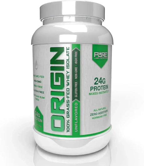 PURE LABEL NUTRITION - Pure Label Nutrition Grass Fed Whey Protein Isolate Unflavored 2 Lbs. - The Red Vitamin MX - Suplementos Alimenticios - {{ shop.shopifyCountryName }}