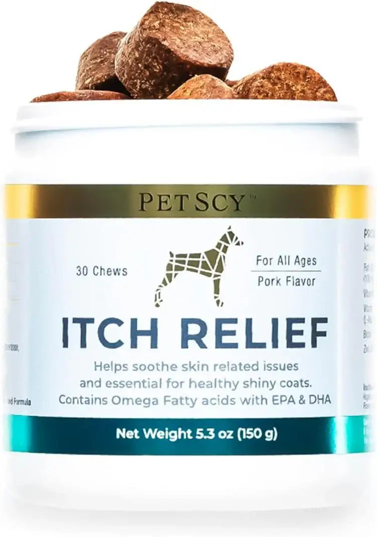 PETSCY - PetScy Dog Itch Relief Chews 30 Masticables - The Red Vitamin MX - Remedios Para La Picazón De Perros - {{ shop.shopifyCountryName }}