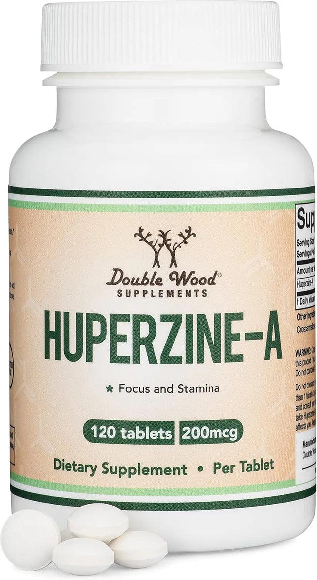 DOUBLE WOOD SUPPLEMENTS - Double Wood Supplements Huperzine A 200mcg 120 Tabletas - The Red Vitamin MX - Suplementos Alimenticios - {{ shop.shopifyCountryName }}