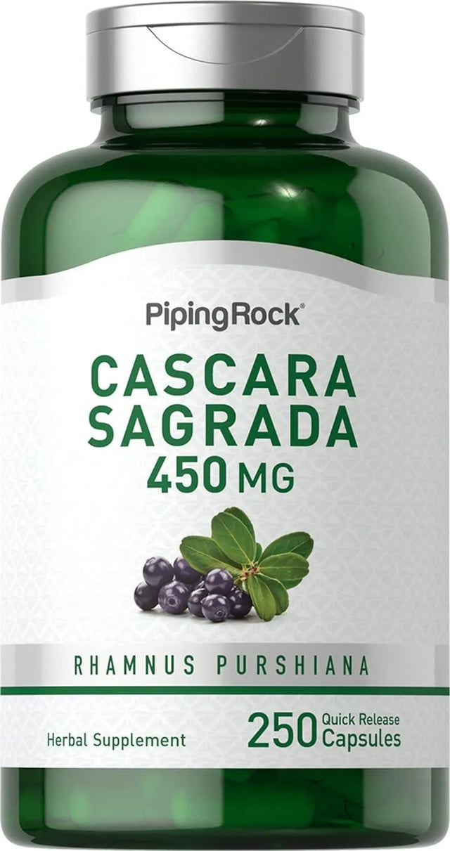 PIPING ROCK - Piping Rock Cascara Sagrada 450Mg. 250 Capsulas - The Red Vitamin MX - Suplementos Alimenticios - {{ shop.shopifyCountryName }}