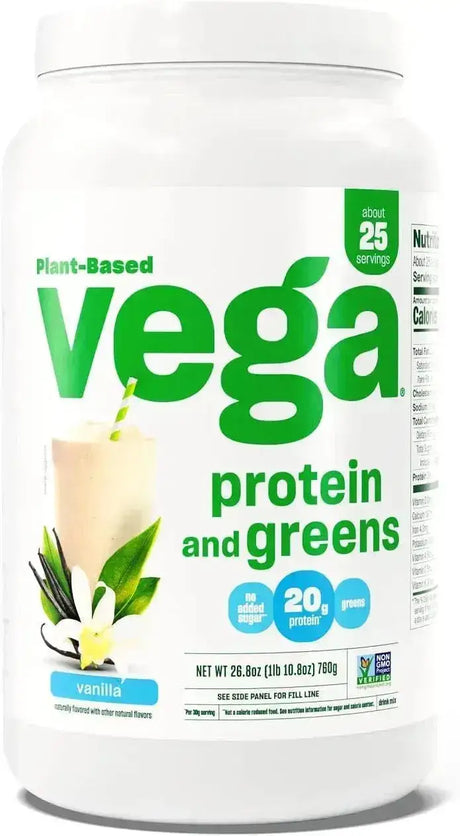 VEGA - Vega Protein & Greens Powder Vanilla 760Gr. - The Red Vitamin MX - Suplementos Alimenticios - {{ shop.shopifyCountryName }}