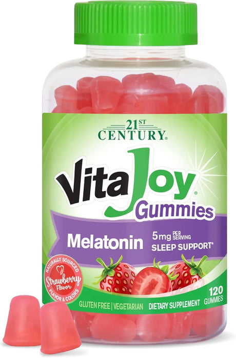 21ST CENTURY - 21st Century Vitajoy Melatonin Gummies 5Mg. 120 Gomitas - The Red Vitamin MX - Suplementos Alimenticios - {{ shop.shopifyCountryName }}