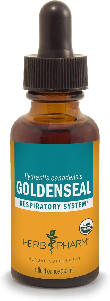 HERB PHARM - Herb Pharm Certified Organic Goldenseal Liquid Extract 1 Fl.Oz. - The Red Vitamin MX - Suplementos Alimenticios - {{ shop.shopifyCountryName }}