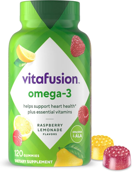 VITAFUSION - Vitafusion Omega-3 Gummy Vitamins 120 Gomitas - The Red Vitamin MX - Suplementos Alimenticios - {{ shop.shopifyCountryName }}