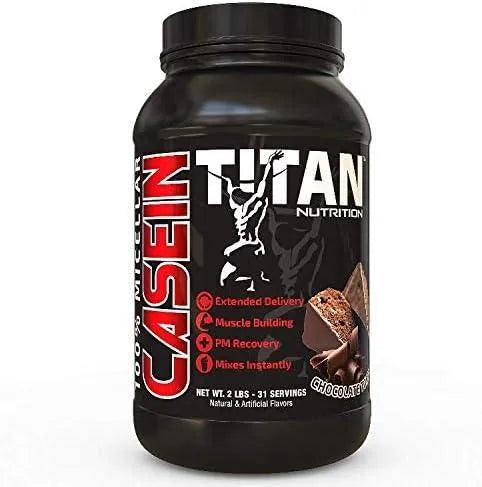 TITAN NUTRITION - Titan Nutrition 100% Micellar Casein Protein Powder Chocolate Torte 2 Lb. - The Red Vitamin MX - Suplementos Alimenticios - {{ shop.shopifyCountryName }}