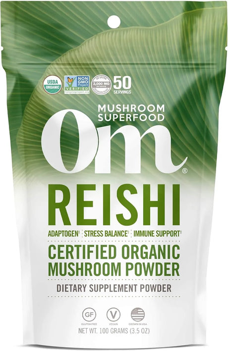 OM - Om Mushroom Superfood Reishi Organic Mushroom Powder 100Gr. - The Red Vitamin MX - Suplementos Alimenticios - {{ shop.shopifyCountryName }}