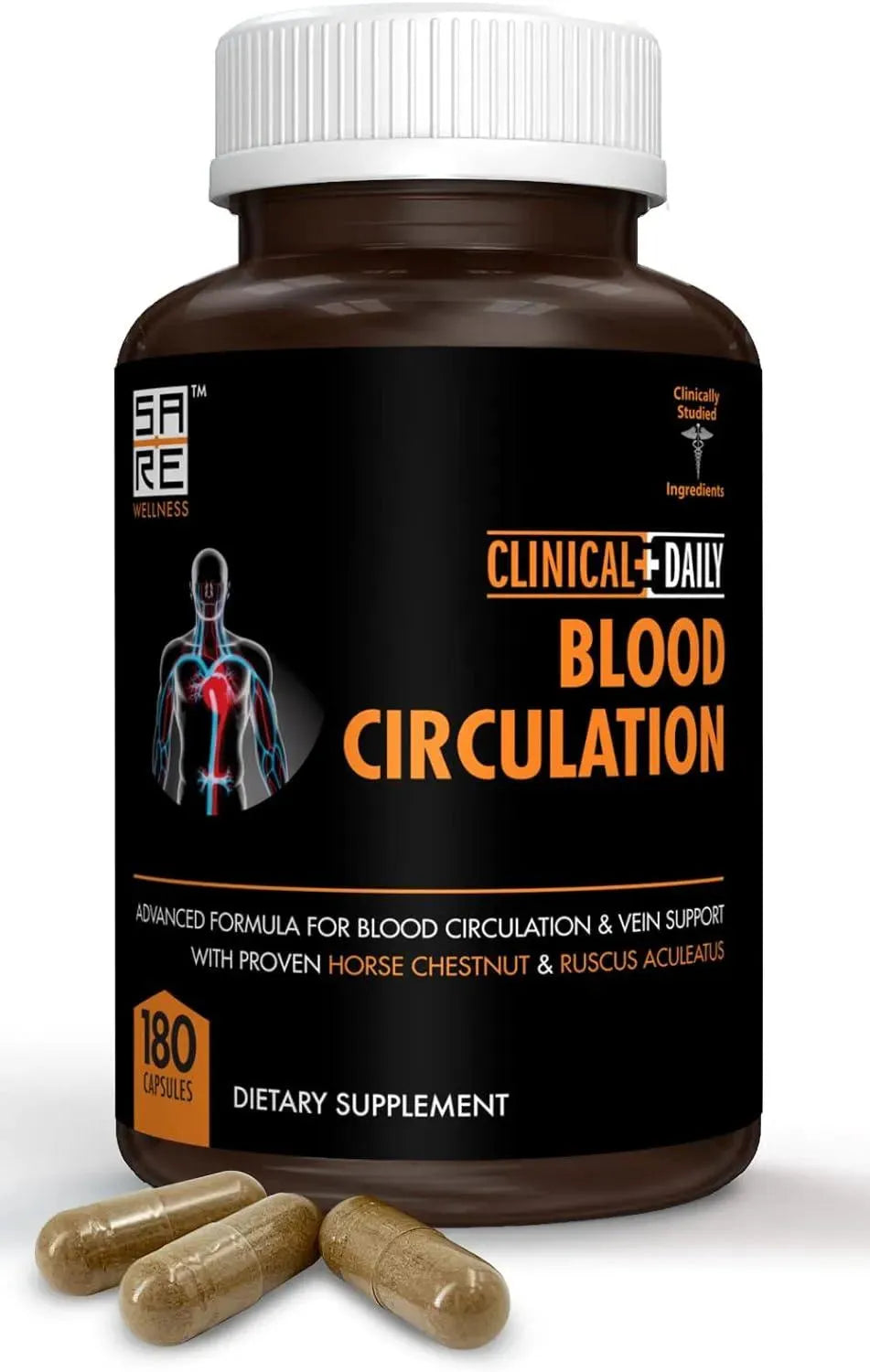 CLINICAL DAILY - Clinical Daily Blood Circulation 180 Capsulas - The Red Vitamin MX - Suplementos Alimenticios - {{ shop.shopifyCountryName }}