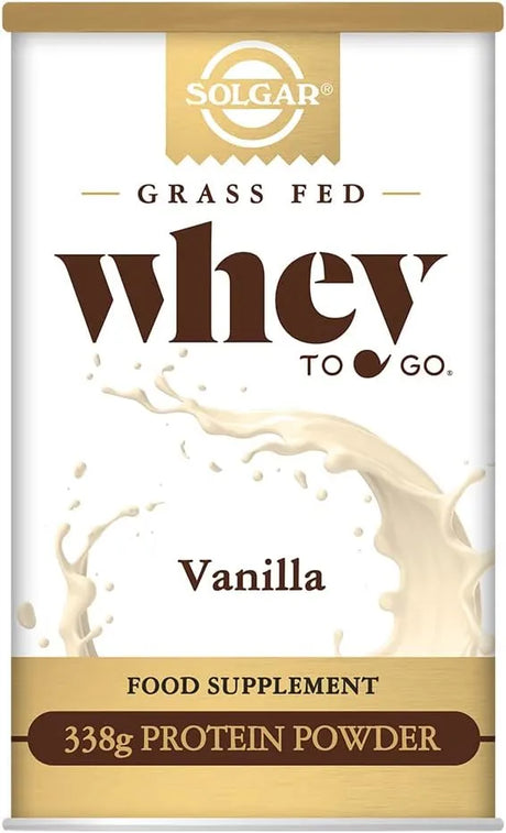 SOLGAR - Solgar Grass Fed Whey to Go Protein Powder Vanilla 338Gr. - The Red Vitamin MX - Suplementos Alimenticios - {{ shop.shopifyCountryName }}