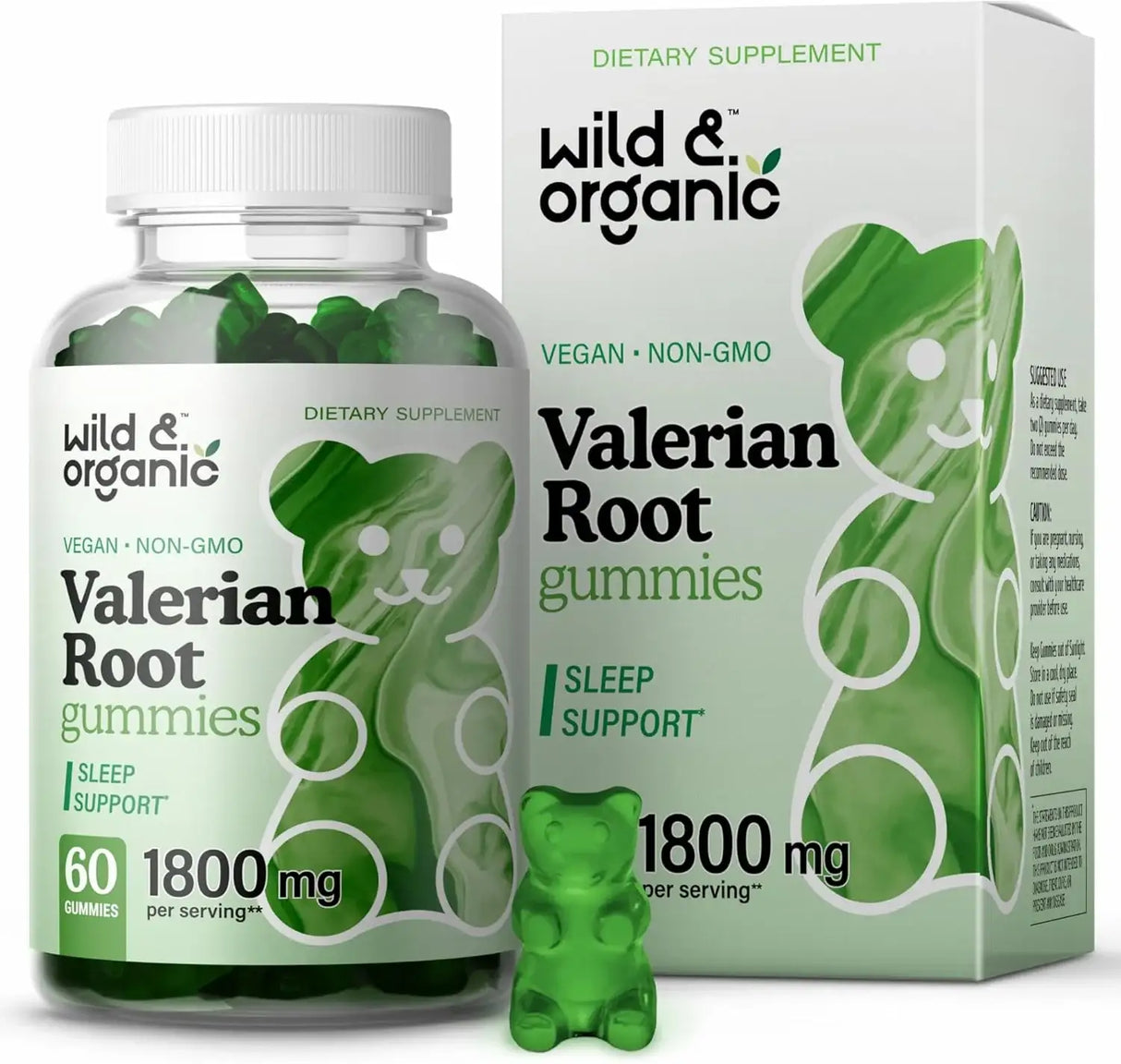 WILD & ORGANIC - Wild & Organic Valerian Root Gummies 1800Mg. 60 Gomitas - The Red Vitamin MX - Suplementos Alimenticios - {{ shop.shopifyCountryName }}