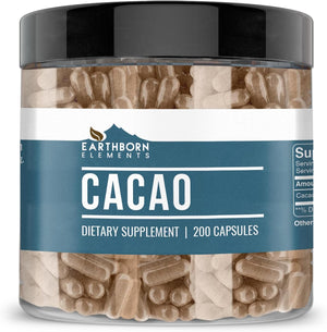 Earthborn Elements Cacao 200 Capsulas