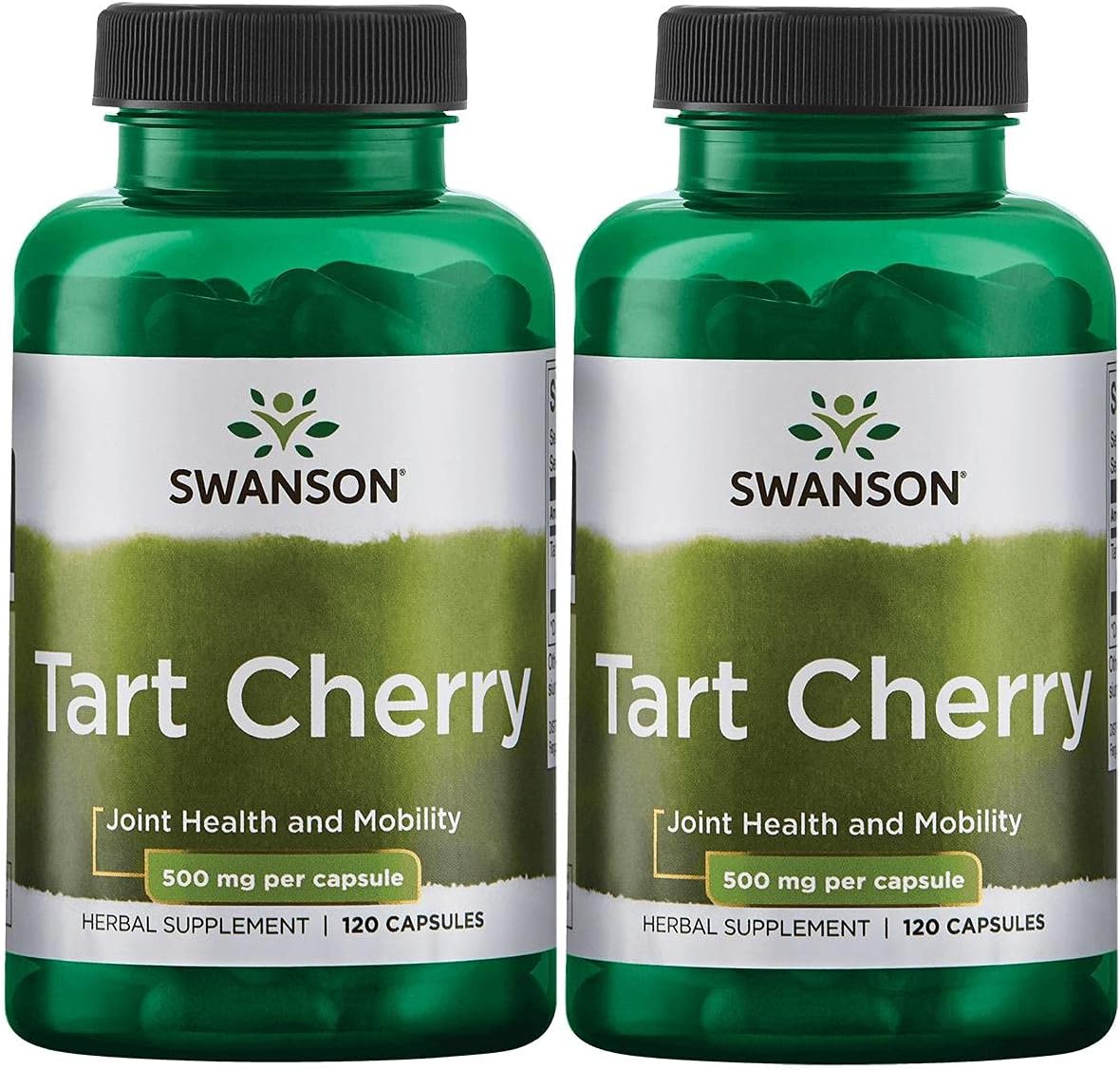 Swanson Tart Cherry 500Mg. 120 Capsulas 2 Pack