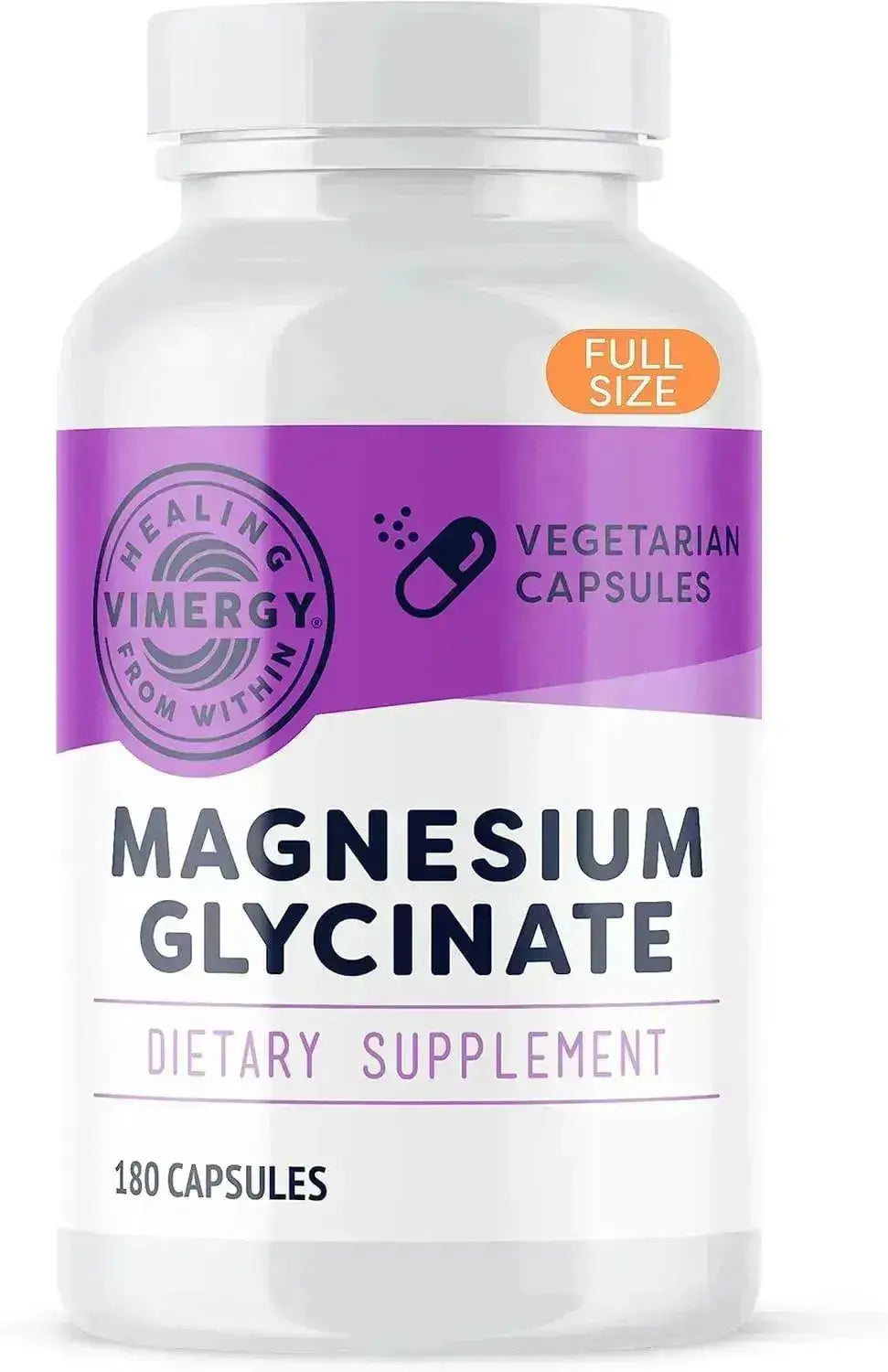 VIMERGY - Vimergy Magnesium Glycinate 180 Capsulas - The Red Vitamin MX - Suplementos Alimenticios - {{ shop.shopifyCountryName }}