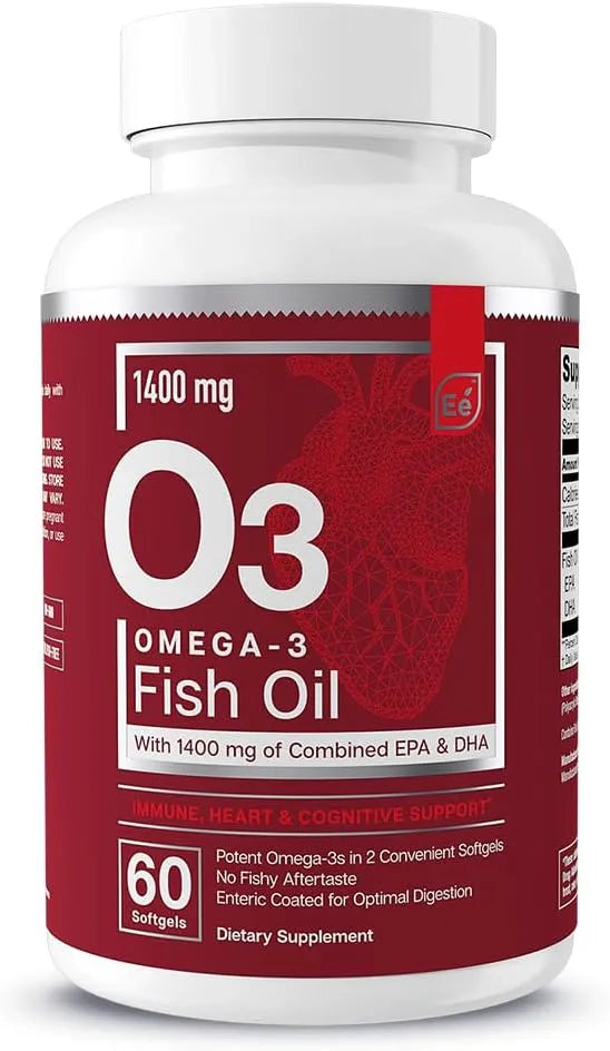 ESSENTIAL ELEMENTS - Essential Elements Omega-3 Fish Oil with EPA & DHA 60 Capsulas Blandas - The Red Vitamin MX - Suplementos Alimenticios - {{ shop.shopifyCountryName }}