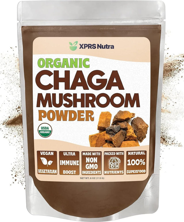 XPRS NUTRA - XPRS Nutra Organic Chaga Mushroom Powder 8 Oz. - The Red Vitamin MX - Suplementos Alimenticios - {{ shop.shopifyCountryName }}